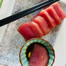 漁悅世家（YUYUESHIJIA）新鮮冷凍4A金槍魚切片 100g  刺身即食 吞拿魚生魚片 壽司食材 切片 100g 曬單實(shí)拍圖