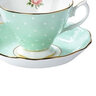 ROYAL ALBERT結婚禮物阿爾伯特骨瓷杯茶壺茶具咖啡杯碟套裝送禮下午茶 雙人下午茶綠色 曬單實(shí)拍圖