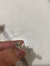 周生生七夕禮物 18K白色黃金V&A博物館皇冠鉆石戒指女款K金戒指87042R 15圈 曬單實(shí)拍圖