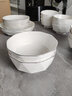 康琴（KANGQIN）金邊輕奢餐具整套碗家用高顏值碗套裝ins碗陶瓷網(wǎng)紅陶瓷禮品餐具 手工描金8英寸湯碗1個(gè)裝 曬單實(shí)拍圖