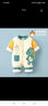 迪迪熊日記（DIDIXIONGRIJI）嬰兒棉衣服冬裝連體衣加厚秋冬季套裝新生兒夾棉寶寶外出保暖抱衣 (冬季薄棉)可愛恐龍 73cm 曬單實(shí)拍圖