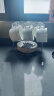 Mongdio 欧式陶瓷咖啡杯套装小精致简约家用拿铁杯 挂耳美式杯碟带架子 金边6杯6碟6勺+银架（七仓发货） 套装 实拍图