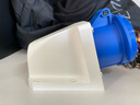 AIONIY CHFRSIA防水工業(yè)插頭插座16A/32A/63A三孔明裝底座連接器航空 ZYY-123  三孔   32A 曬單實(shí)拍圖