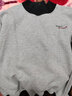 純一良品童裝男童高領(lǐng)衛衣兒童加絨套頭衫冬裝新款中大童男孩加厚上衣 花灰 170 cm 曬單實(shí)拍圖
