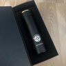 慕馨（moosen）保溫杯定制LOGO茶杯刻字水杯印字國慶節中秋紀念品禮物廣告杯 紳士黑-升級抗菌智能款 曬單實(shí)拍圖