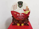 吉祥源  定制退伍退役紀(jì)念品送戰(zhàn)友兄弟老兵留念聚會紀(jì)念品辦公室桌面擺件商務(wù)禮品家居客廳玄關(guān)裝飾品擺件 鐵血軍魂福字底座直徑30CM 曬單實(shí)拍圖