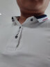 卡帝乐鳄鱼（CARTELO）短袖T恤男2024春夏季休闲短袖男士上衣服polo打底衫 白色 L  实拍图