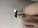 卓詩(shī)尼包頭涼鞋女2025年夏季新款后空配裙子粗跟單鞋子小香風(fēng)瑪麗珍女鞋 米/黑 37 曬單實(shí)拍圖