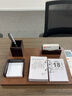 匯星文具2026年木質(zhì)高檔臺歷架桌面商務(wù)定制 老板辦公桌擺件記事本筆筒名片盒 簡(jiǎn)約中國風(fēng)禮品日歷LOGO廣告 HX-9053臺歷架（送2026臺歷）臺歷隨機發(fā)貨 曬單實(shí)拍圖