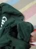 宾宇兄弟卫衣男帽衫男士连帽套头外套加绒青少年宽松大码学生保暖衣卫衣 加绒墨绿色CHINA 2XL 140-155斤 实拍图