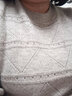 恒源祥羊絨衫100純山羊絨女打底衫秋冬2025新款圓領(lǐng)套頭羊i毛針織毛衣 駝色 純羊絨 4XL 155-180斤 曬單實(shí)拍圖