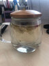 北大史 耐熱玻璃杯泡茶杯花茶水杯子辦公杯喝水杯木蓋加厚帶過(guò)濾玻璃杯 YH050 240ml 1只 曬單實(shí)拍圖