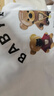 詩(shī)蘭倫薩 純棉白色t恤女短袖夏季新款寬松韓版女裝百搭休閑圓領(lǐng)女體恤 白色-【三只小熊】 3XL 建議160-180斤 曬單實(shí)拍圖