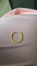 六福珠寶 足金愛(ài)心小方戒實(shí)心情侶黃金戒指 計價(jià) 12號-約4.23克 曬單實(shí)拍圖