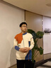 NASALIKE情侶加絨毛衣男秋冬季圓領(lǐng)麻花寬松加厚毛衫學(xué)生純色潮流針織衫 白 L 100-120斤 曬單實(shí)拍圖