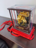慕芳閣 足金金箔松齡鶴壽擺件送老人長(cháng)輩爺爺奶奶八十祝壽賀壽生日禮物 3D立體櫥窗松齡鶴壽 曬單實(shí)拍圖