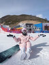 DOOK SNOW新款滑雪服套裝滑雪裝備男女戶外單板雙板雪服情侶滑雪服戶外 粉色（女） S （90-130斤） 曬單實(shí)拍圖