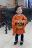 G.DUCKKIDS小黃鴨萬(wàn)圣節服裝兒童女孩男童南瓜服cosplay披風(fēng)斗篷加絨蝙蝠衫 桔色男女同款 170 2XL-建議身高165-175cm 曬單實(shí)拍圖