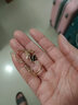 紀詩哲蝴蝶耳釘精致耳環(huán)氣質(zhì)女耳扣耳飾輕奢高級感耳墜生日禮物送女友 黑色蝴蝶百搭耳飾【精致禮盒】 曬單實拍圖