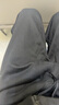 杰克·瓊斯（JACK&JONES）衣服男裝褲子男夏季束腳褲運(yùn)動(dòng)褲寬松衛(wèi)褲休閑卡通刺繡微彈男褲 E40黑色 29 170 曬單實(shí)拍圖