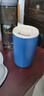 膳魔師（THERMOS）保溫保冷杯不銹鋼咖啡杯男女生高顏值簡(jiǎn)約便攜隨手杯夏季辦公水杯 午夜藍(lán) 415ml 曬單實(shí)拍圖