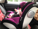 REEBABY布萊頓926兒童安全座椅汽車(chē)用0-12歲全注塑可躺isofix接口嬰兒 berton 木槿紫 曬單實(shí)拍圖