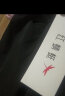 红蜻蜓（RED DRAGONFLY）短裤男夏季薄款潮流运动休闲七分裤百搭修身直筒短裤 黑色 4XL  实拍图