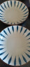 尚行知是 餐具碗碟套装网红陶瓷釉下彩餐具创意日式套装面碗家用陶瓷碗筷 【7英寸盘子】千叶草 4件套 实拍图