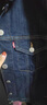 Levi's李維斯女士美式懷舊復古巴恩風(fēng)時(shí)尚深藍顯瘦牛仔夾克外套 深牛仔色 L 曬單實(shí)拍圖