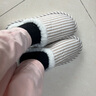 棉拖鞋家居秋冬季室內(nèi)月子男女情侶居家用厚底防滑保暖冬天毛棉鞋 米色 38-39【平時適合37-38】 曬單實拍圖