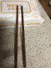 双枪 原木铁木筷子家用实木筷子10双+2双儿童筷子家庭餐具套装   实拍图