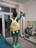軒蝶莎女童連衣裙春秋裝3-13歲小女孩穿的韓版洋氣中大童加絨加厚兒童連衣裙冬公主裙 粉色 【皮粉】春秋P378 140 曬單實(shí)拍圖