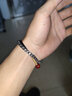 子午線(xiàn) 盒仔鏈鈦鋼手鏈男女可配情侶款格子鏈手環(huán)潮男學(xué)生十字架飾品 粗5mm 長(cháng)19cm（中款） 曬單實(shí)拍圖