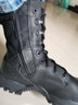 神行太保際華3514新款中幫戰術(shù)靴黑色牛皮側拉鏈輕便戰術(shù)靴 黑色 40 曬單實(shí)拍圖