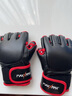 MaxxMMA半指斑馬格斗手套健身器材搏擊武術(shù)拳套手套訓練用品成人男女拳擊 黑紅【拳峰加厚/抗打耐磨】 M 曬單實(shí)拍圖