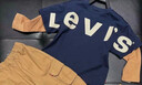 Levi's李維斯童裝春秋款男童長(cháng)袖T恤兒童假2件撞色打底衫 深靛藍 160 /76 【建議身高152-158cm】 曬單實(shí)拍圖