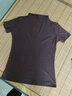 谷卓詩(shī) 夏裝新款半高領(lǐng)女士半袖純色修身百搭洋氣中領(lǐng)短袖T恤女體恤衫 深咖色 L 曬單實(shí)拍圖