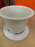 乾唐軒活瓷杯【送人禮物】雪晶釉馬克杯水杯茶杯陶瓷杯子送禮手工定制女 白/雪晶棕綠+碧璽釉（高杯） 曬單實(shí)拍圖