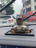 埃迪(Ed.Car)車載香水汽車香水中控臺(tái)擺件高檔汽車裝飾品固體香薰寶馬奔馳香氛車內(nèi)除異味空氣清新劑 古銅色-【萬寶龍】濃香+補(bǔ)充液 曬單實(shí)拍圖