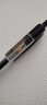 爱好（AIHAO）办公巨能写按动中性笔黑色速干直液笔水笔全针管简约碳素签字笔考试专用笔 489黑色6支 实拍图