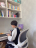 米粒生活儿童学习椅中小学生椅子家用写字作业靠背座椅可调节升降转椅凳子 小背椅【适用1.25-1.7m身高】灰 实拍图