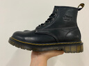 Jeep吉普男靴 2021秋冬新品加絨保暖高幫馬丁靴 頭層牛皮防水黑色皮靴短靴 青年休閑大頭工裝靴 黑色加絨（運動(dòng)碼） 41 曬單實(shí)拍圖