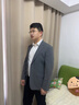 callisto【西裝2件套】綿羊毛桑蠶絲混紡春夏西服西褲正裝男宴會(huì)禮服條紋 西服 48 A【西服上衣】 曬單實(shí)拍圖