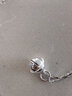 芙蕖S99足銀鈴鐺會(huì )響的diy配件足銀紅繩女手鏈掛件寶寶小孩銀吊墜 12mm鈴鐺一個(gè) 曬單實(shí)拍圖