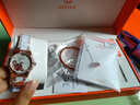 格瑪仕（GEMAX）女士手表女款機械表品牌世界十大名表2025新款女生輕奢小眾高級感 雙日歷玫金簡(jiǎn)約款（禮盒套裝） 曬單實(shí)拍圖
