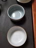三勤堂汝窯茶杯主人杯單杯景德鎮(zhèn)陶瓷大號(hào)開片品茗杯茶盞功夫茶具普洱杯 三羊杯天青色(合格品) 曬單實(shí)拍圖