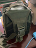 51783新款軍迷戶外男士胸包尼龍包斜挎包男包戰(zhàn)術(shù)單肩包胸前小背包休閑 軍綠色 曬單實拍圖