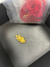 阿梵尼 黃金生肖吊墜龍男女款十二生肖金龍 配紅繩 黃金生肖龍吊墜【配精美紅繩】 曬單實(shí)拍圖