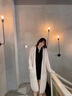 熒蒂針織衫女開(kāi)衫秋冬新款毛衣女外套女加厚寬松慵懶風(fēng)中長(cháng)款針織開(kāi)衫 灰色1 S【建議80-95斤】 曬單實(shí)拍圖