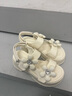 達(dá)芙妮花朵涼鞋女2025夏季新款水鉆仙女風(fēng)配裙子女鞋厚底增高羅馬鞋女 黑色 37 曬單實(shí)拍圖